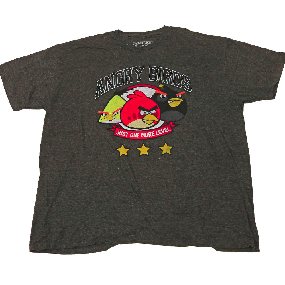EUC Angry Birds Just One More Level Dark Gray